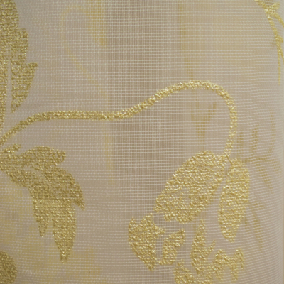 Perdea supershiny paint gold flowers, 430x245 cm [2]