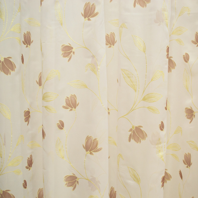 Perdea superpaint flowers brown, 390x245 cm [1]