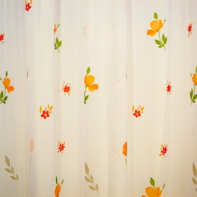 Perdea supervoal flori de campie portocalii, 220x245 cm [2]