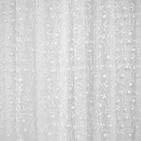 Perdea tul flori des 360x245 cm [1]