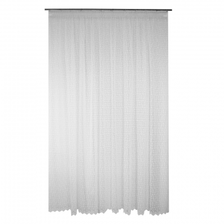 Perdele la oferta - Perdea tul flori des 360x245 cm