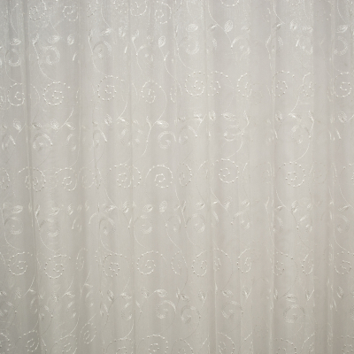 Perdea tul flori rar 580x425 cm [3]