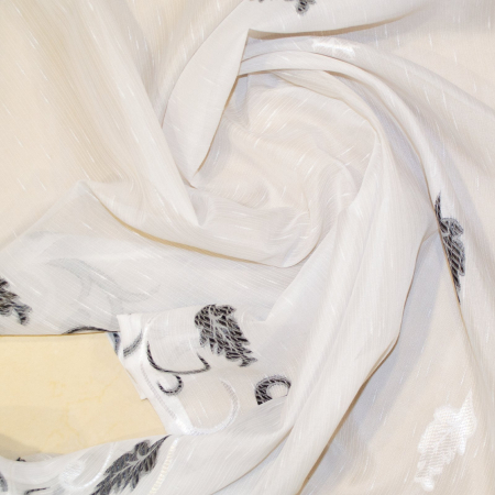 Perdea Velaria alba cu imprimeu, 185x155 cm [2]