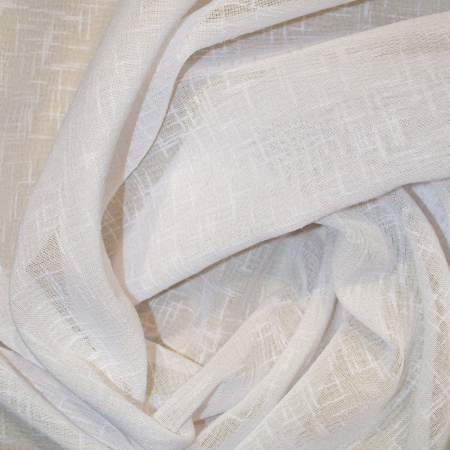 Perdea Velaria in alb cu bordura turcoaz, 210x150 cm [2]