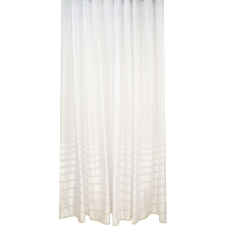 Perdele clasic - Perdea Velaria alba cu dungi, 260x250 cm