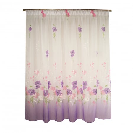 Perdea Velaria lalele mov, 200x185 cm [0]
