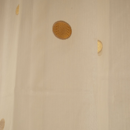 Perdea Velaria ivoire cu imprimeu wenge, 150x245 cm [1]