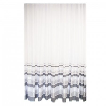 Perdele moderne - Perdea Velaria Monza alb/gri  200x245 cm