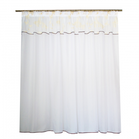 Perdele la oferta - Perdea Velaria fluturi aurii, 310x155 cm