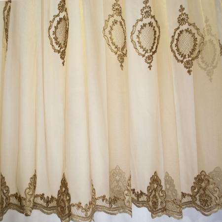 Perdea Velaria tiul luxury maro, 680x145 cm [1]