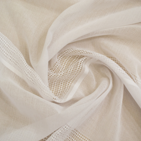 Perdea Velaria broderie  dungi alba, 320x228 cm [2]