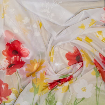 Perdea Velaria voal lalele verzi, 300x245 cm [1]