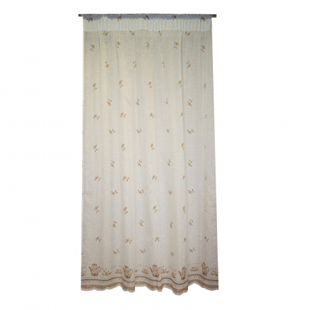 Perdele fara model - Perdea Velaria cesti maro, 150x205 cm