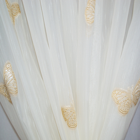 Perdea Velaria crem cu fluturi crem, 290x245 cm [2]