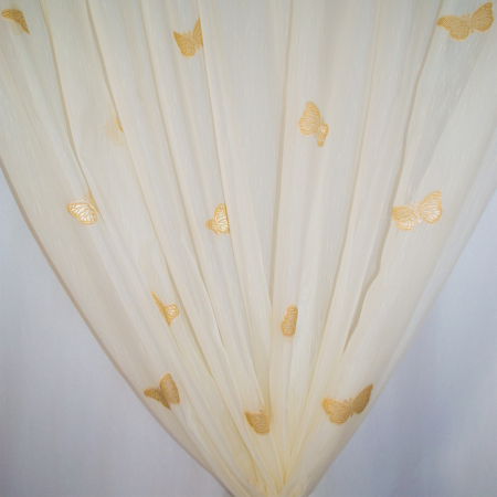 Perdea Velaria crem cu fluturi crem, 290x245 cm [3]