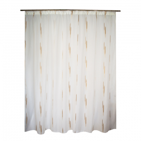 Perdele moderne - Perdea Velaria linii maro, 260x245 cm