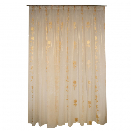 Perdele - Perdea Velaria voal lalele aurii, 450x245 cm
