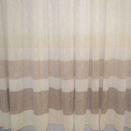 Perdea Velaria cu dungi maro, 400x245 cm [2]