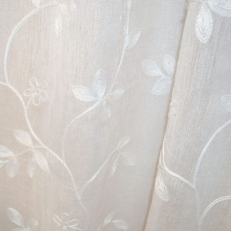 Perdea Velaria in cu floare ivoire, 340x240 cm [1]