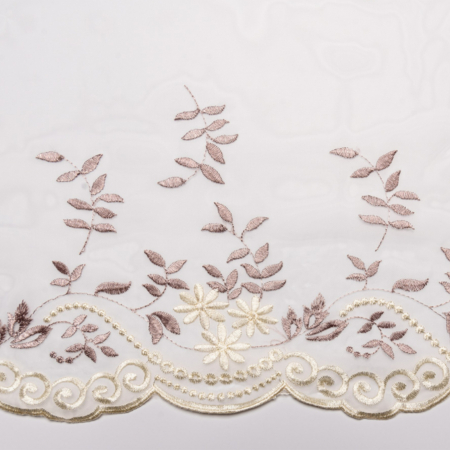 Perdea Velaria cu flori roz, 210x245 cm [1]