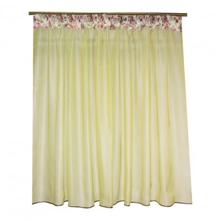 Perdele bucatarie - Perdea Velaria organza verde, 270x150 cm