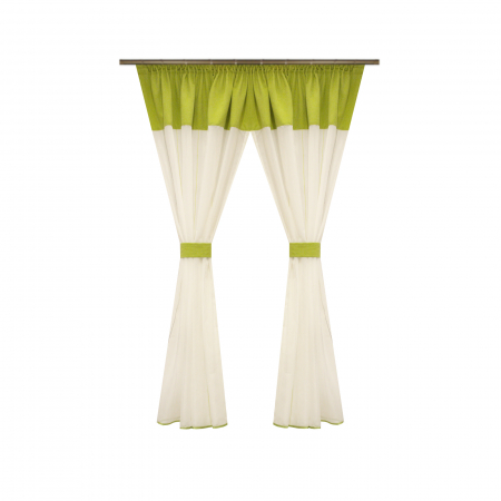 Perdele bucatarie - Perdea Velaria ivoire, 220x155 cm
