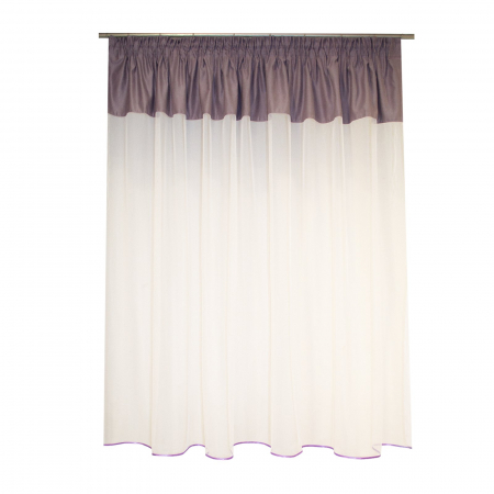 Perdele balcon - Perdea Velaria tiul alb, 230x150 cm