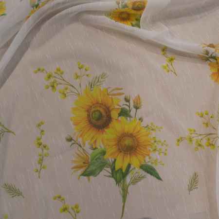 Perdea Velaria de bucatarie cu floarea soarelui [2]