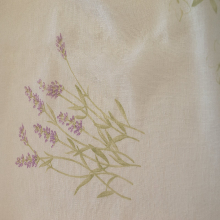 Perdea Velaria de bucatarie cu imprimeu lavanda, 260x150 cm [4]