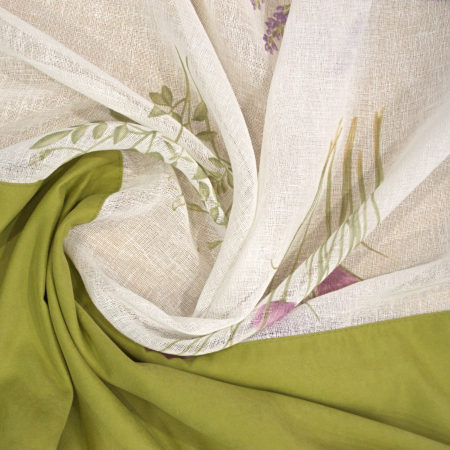 Perdea Velaria de bucatarie cu imprimeu lavanda, 330x145 cm [2]