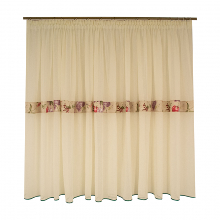Perdea Velaria de bucatarie, ivoire, 400x150 cm [0]
