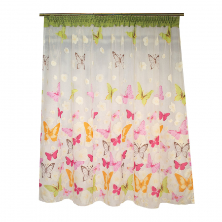 Perdea Velaria organza cu fluturi, 240x165 cm [0]