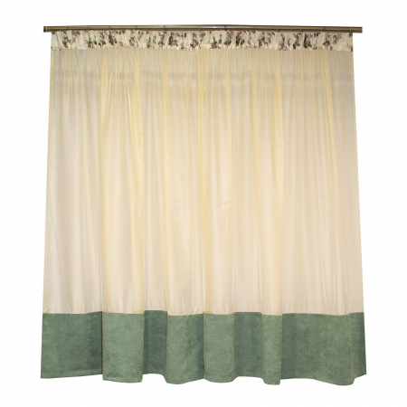 Perdea Velaria de bucatarie crem cu rejansa, 280x150 cm [2]