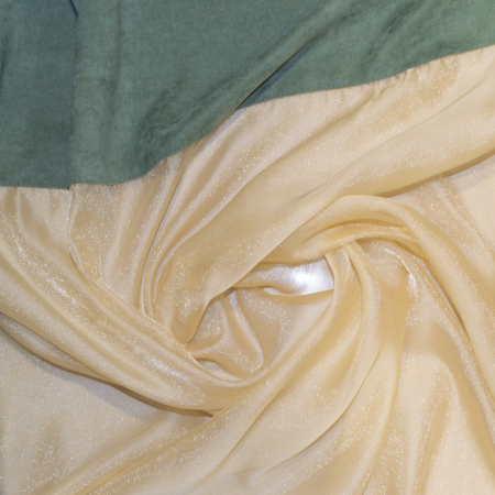 Perdea Velaria de bucatarie crem cu rejansa, 280x150 cm [1]