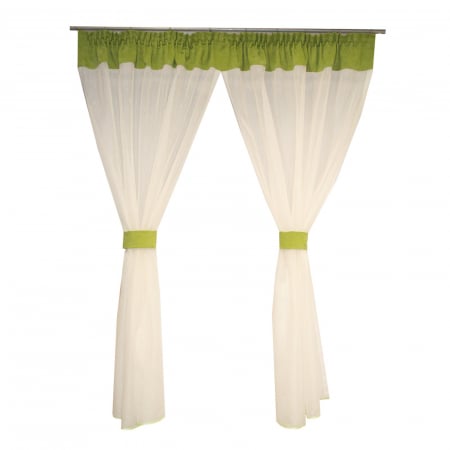 Perdele bucatarie - Perdea Velaria sable unt, 215x160 cm