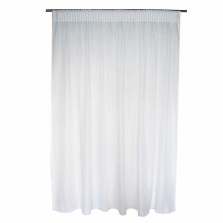 Perdele fara model - Perdea Velaria voal calgary alb, 465x260 cm