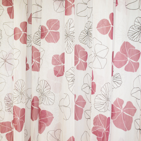 Perdea Velaria flori roz, 365x245 cm [1]
