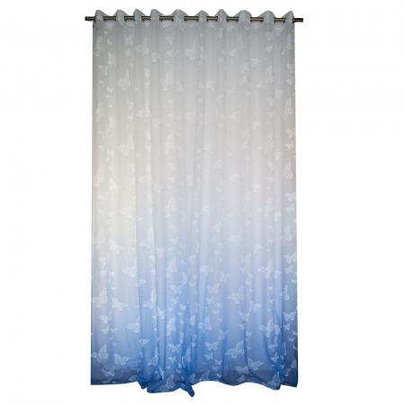 Perdele unicat - Perdea Velaria fluturi albastri degrade, 280x275 cm