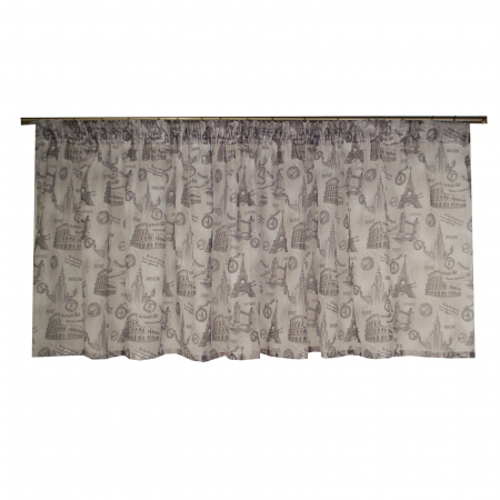 Perdea Velaria geografic, 290x75 cm [0]