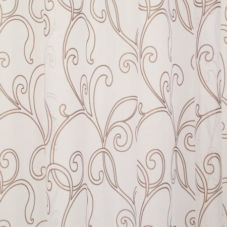 Perdea Velaria in alb cu imprimeu abstract, 340x170 cm [1]
