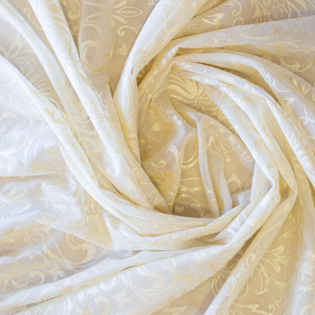 Perdea Velaria in cu baroc pictat auriu, 265x225 cm [2]