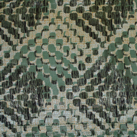 Perdea Velaria in alb si tafta verde, 270x170 cm [3]