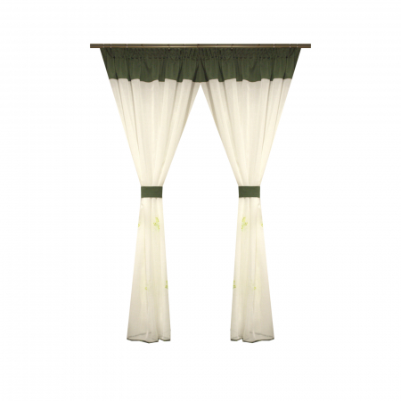 Perdele bucatarie - Perdea Velaria de bucatarie Ayana, 230x155 cm