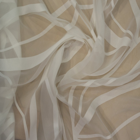 Perdea Velaria organza alba, 165x190 cm [1]