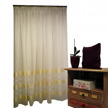 Perdele moderne - Perdea Velaria in cu banda jos, 330x210 cm
