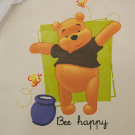 Perdea Velaria voal alb Winnie the Pooh, 260x145 cm [1]