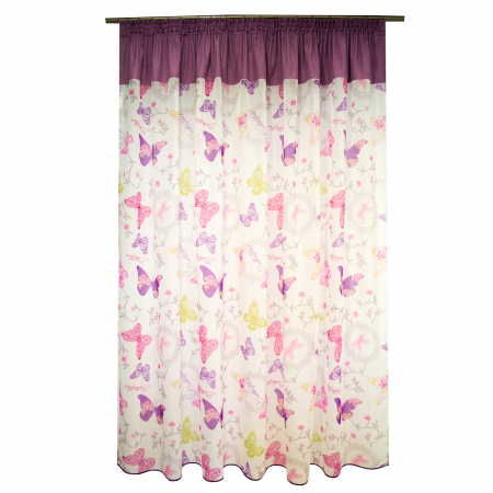 Perdea Velaria in cu fluturi multicolori, diverse dimensiuni [0]