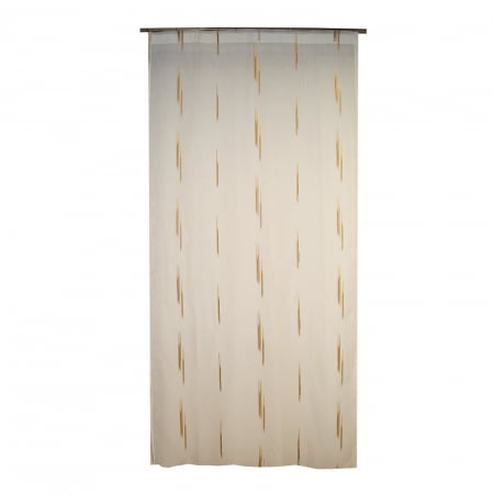 Perdele la oferta - Perdea Velaria dungi wenge, 140x260 cm