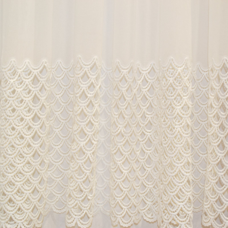 Perdea Velaria macrame alb, 580x225 cm [3]