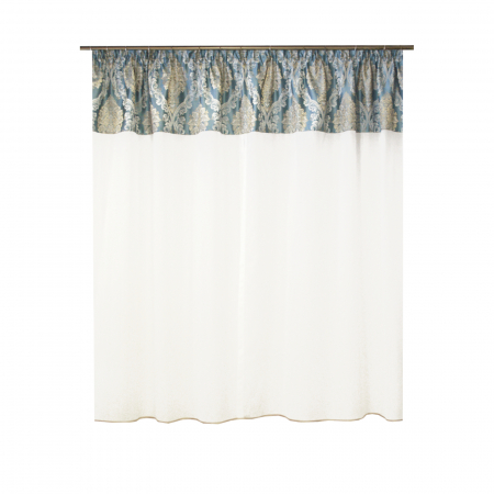 Perdea Velaria in lucios ivoire, 230x160 cm [1]
